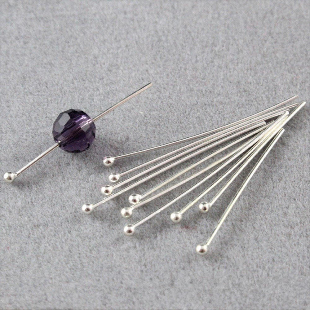 Embroidery Bracelet - 100 épingles à tête ronde flexibles