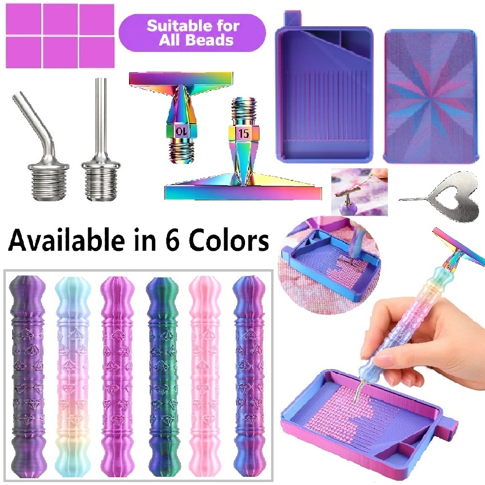 Embroidery Kit Starter - Ensemble d'accessoires pour stylo à points