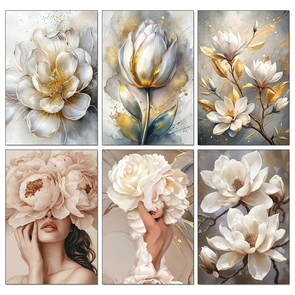 Embroidery Flower - Diamant broderie nouveau 2025 diamant peinture