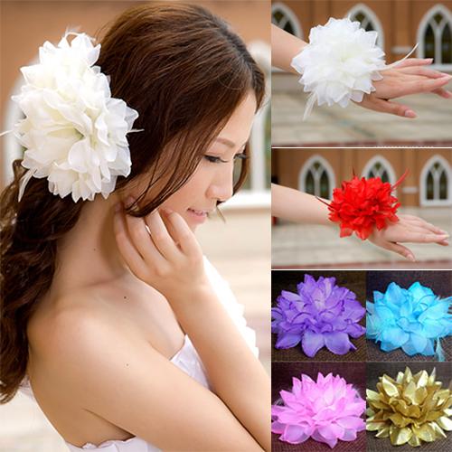 Embroidery Bracelet - Épingle à cheveux élastique pour fête