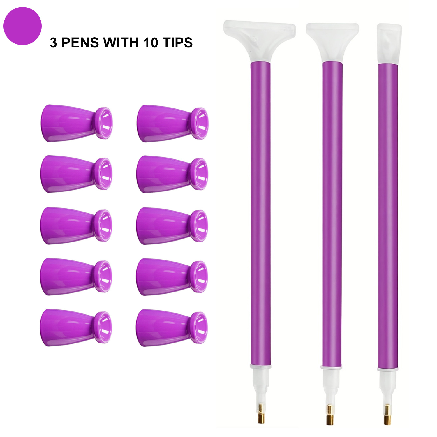 Embroidery Kit Starter - Lot de 10 embouts en silicone