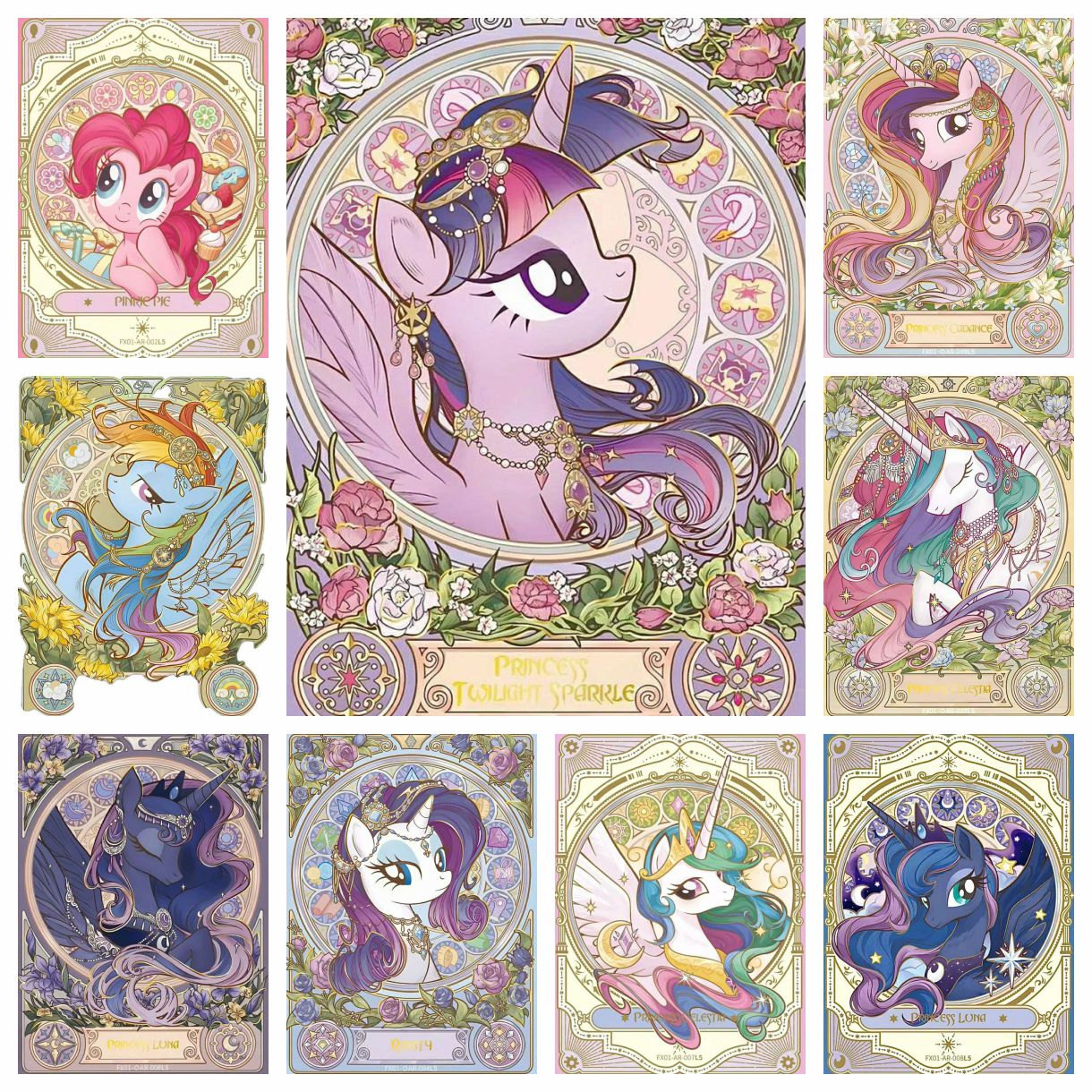 Embroidery Unicorn - Style Mucha mon petit poney 5D
