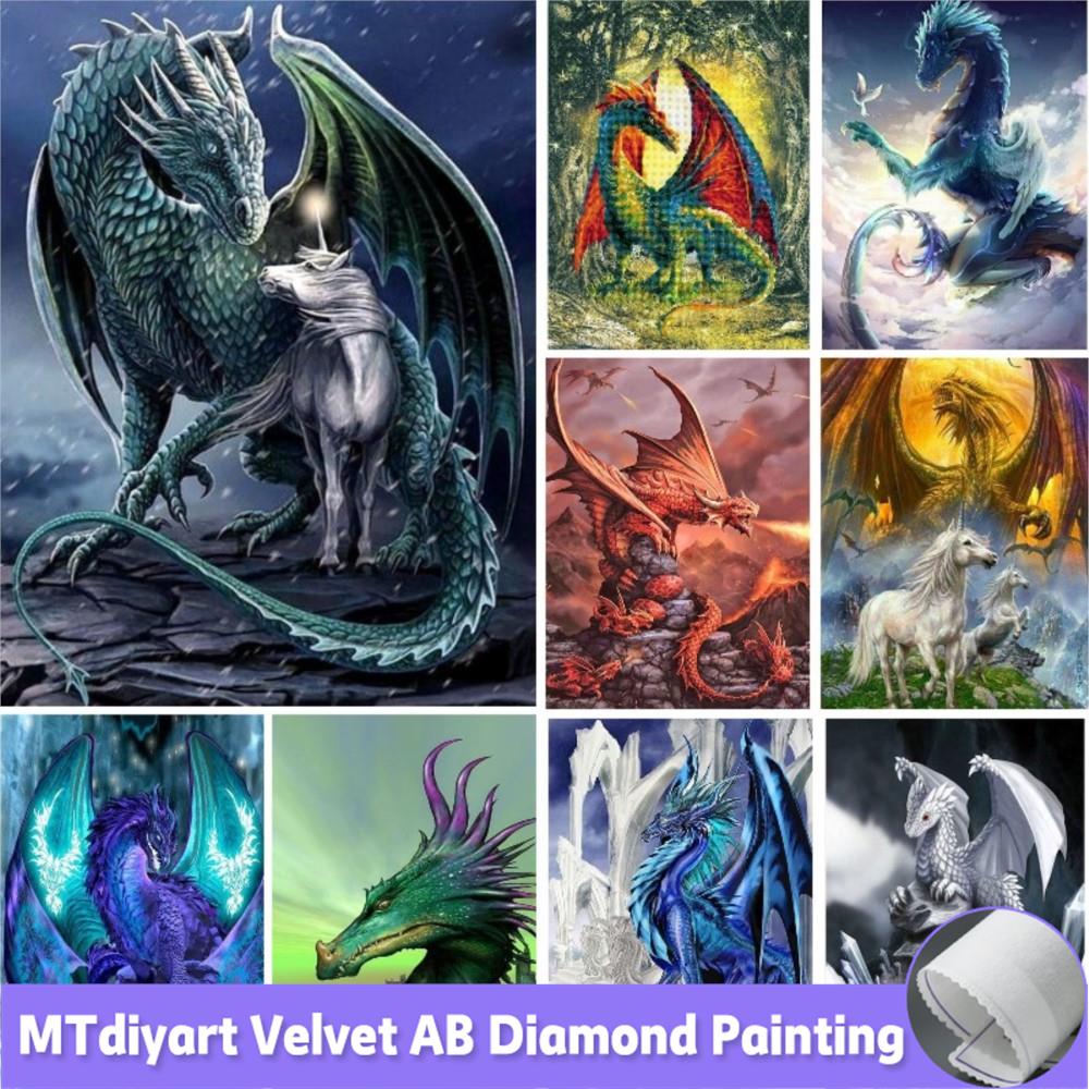 Embroidery Unicorn - Peinture diamant thème Dragon et Nairobi