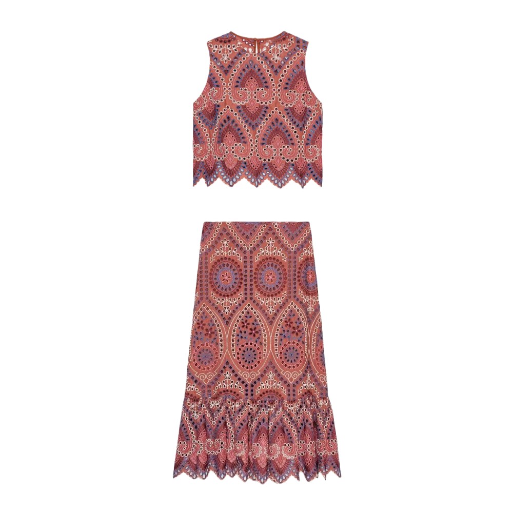 Embroidery Vest - ETJ 2025 nouveaux vêtements pour femmes