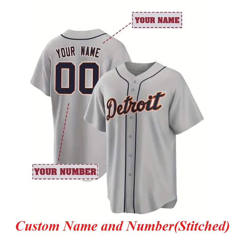 Embroidery Jersey - Maillot de Baseball brodé pour hommes,