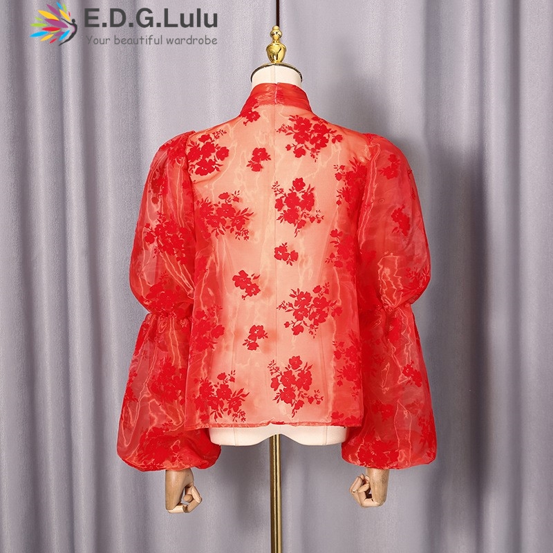 EDGLuLu Sweet French See Throu - Embroidery Topi avis et prix