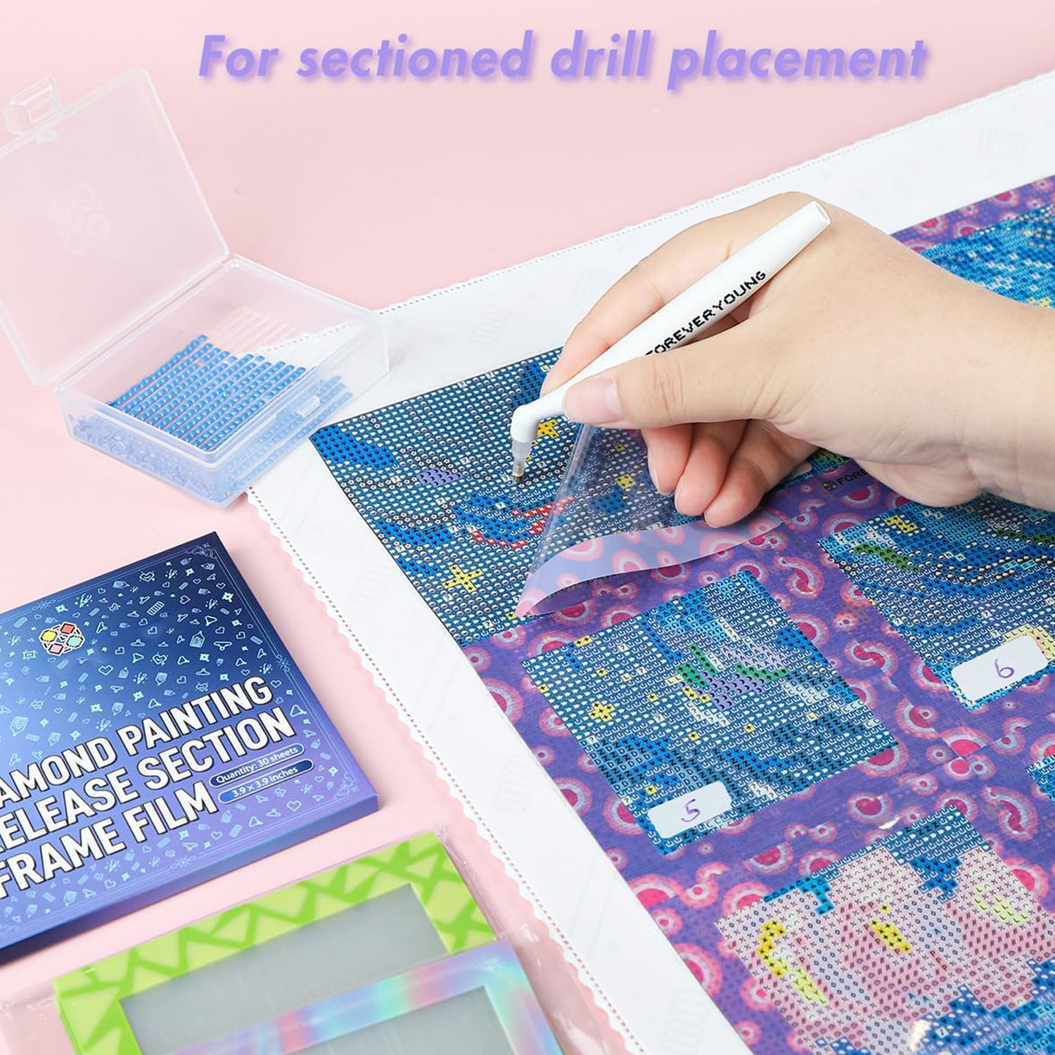Outils de peinture au diamant, - Embroidery Kit Starter avis et prix