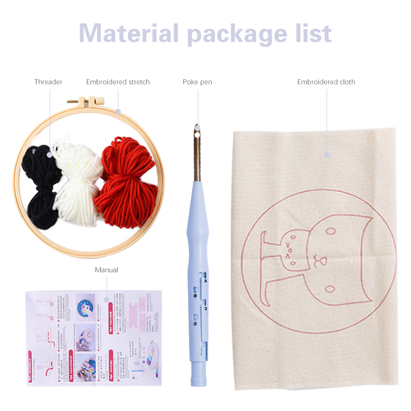 Kit de broderie à aiguilles pe - Embroidery Xmas Tree avis et prix