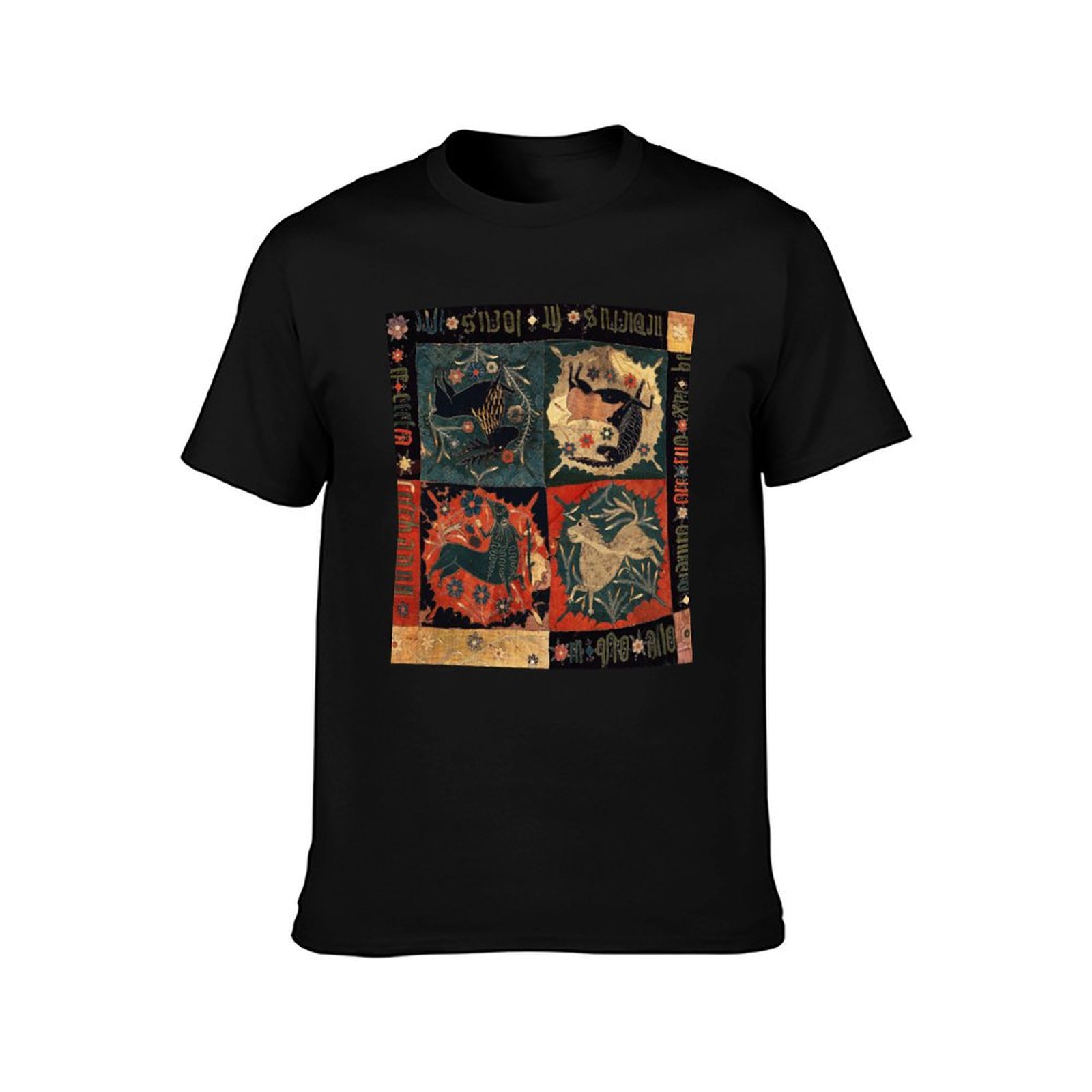 T-shirt brodé scandinave antiq - Embroidery Unicorn avis et prix