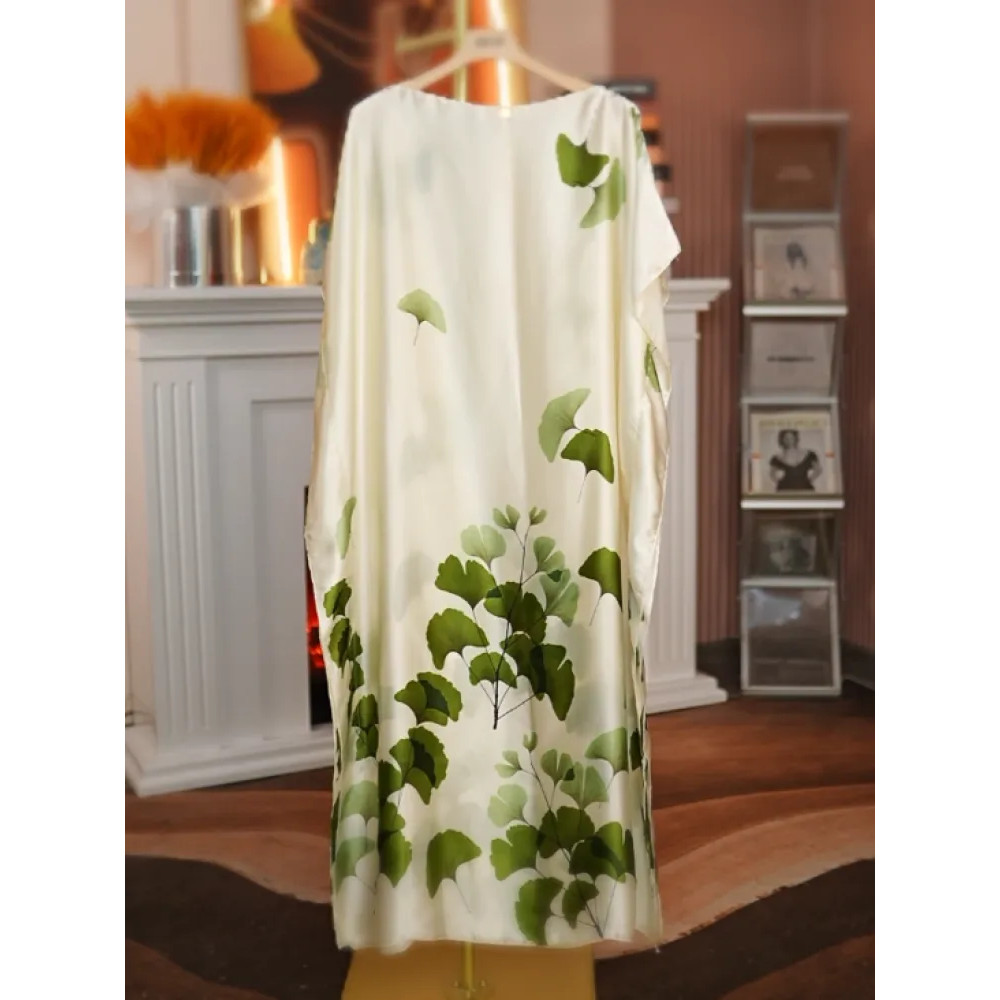 Baju-Robe Longue en Satin, Kaf - Embroidery Baju avis et prix