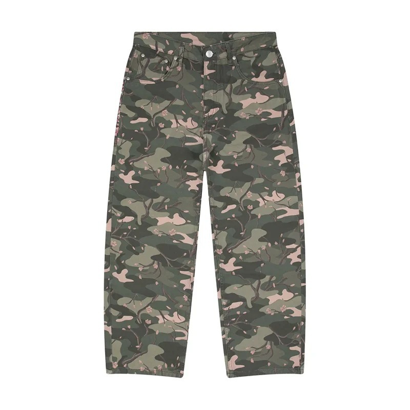 Jeans pour hommes Y2K avec bro - Embroidery Jeans Sakura avis et prix