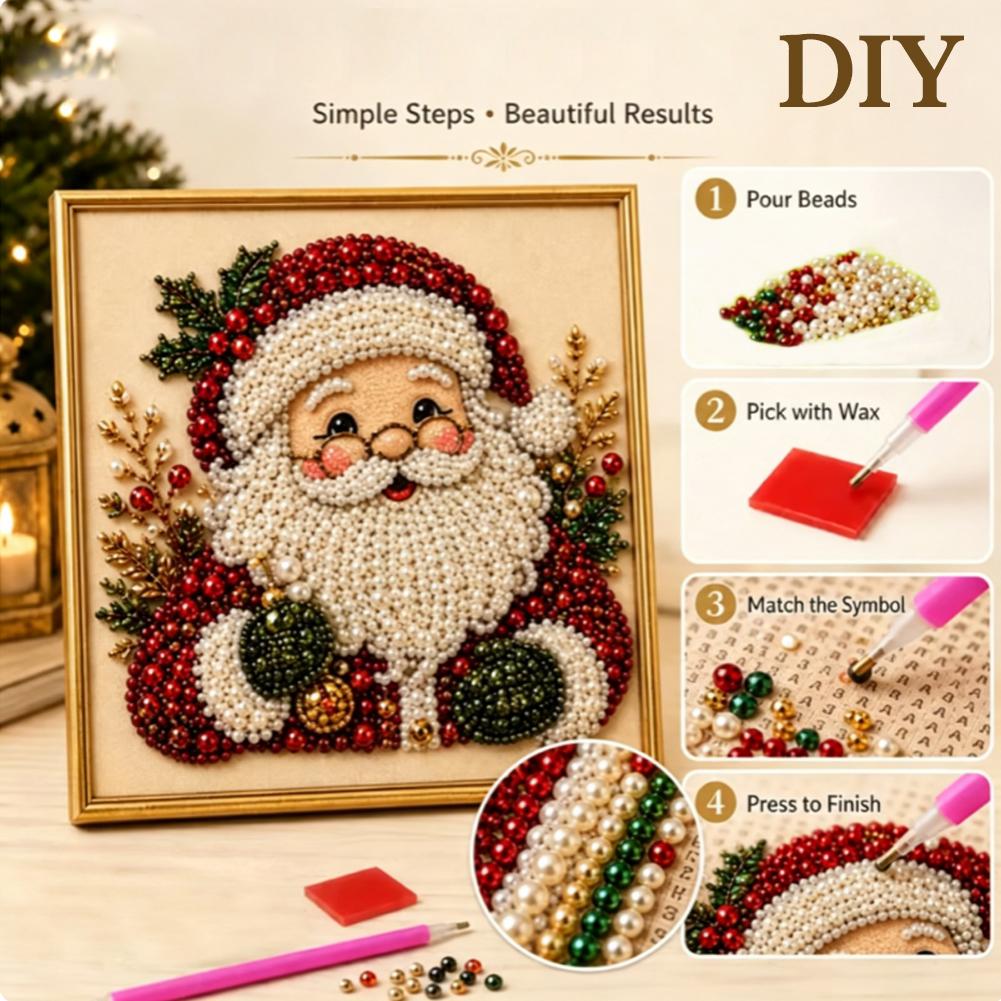 Kit de broderie de perles DIY  - Embroidery Xmas avis et prix