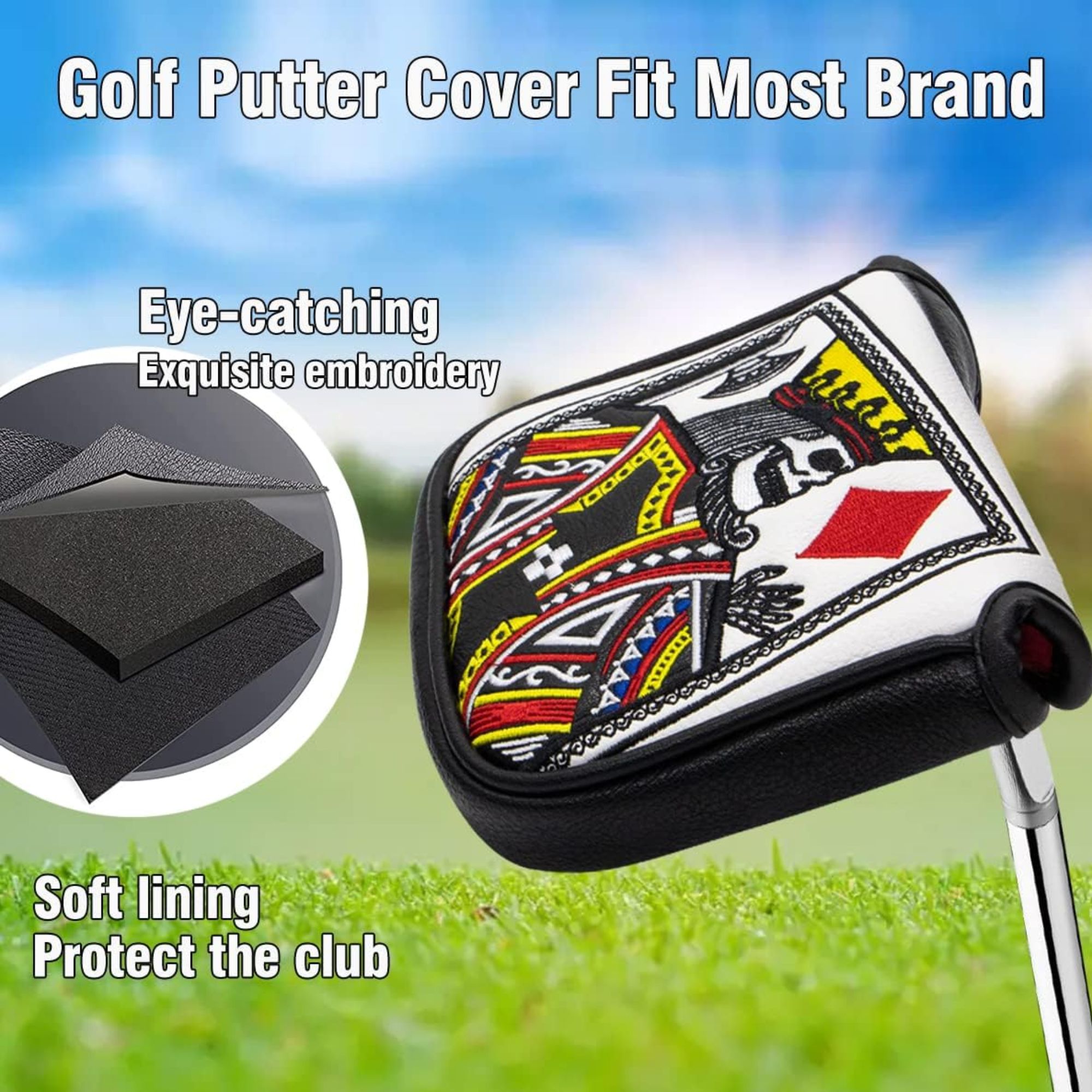 King Of Hearts Putter maillet  - Embroidery Xmas avis et prix