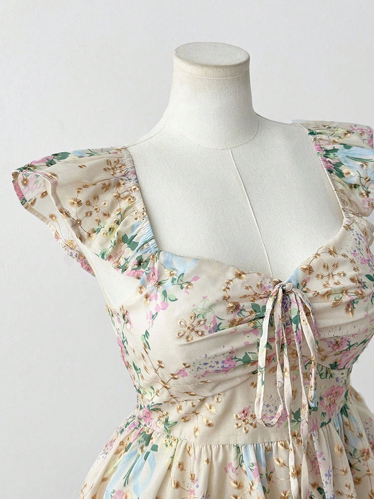 Nouveau haut gilet brodé flora - Embroidery Vest avis et prix