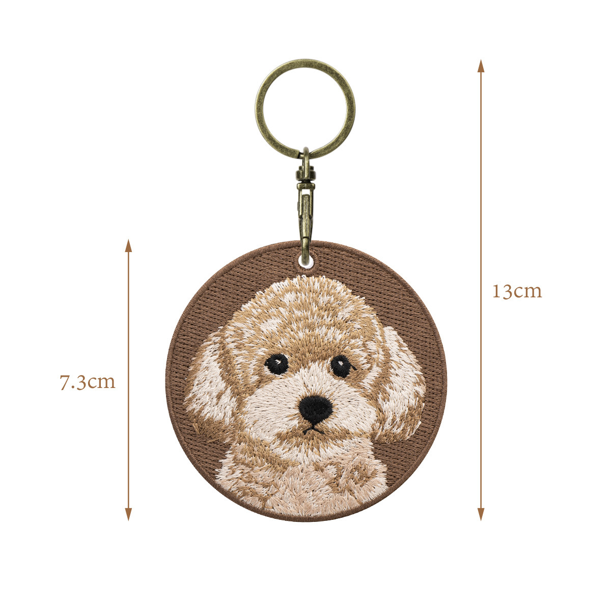 Porte-clés brodé pour chien, 1 - Embroidery Xmas avis et prix
