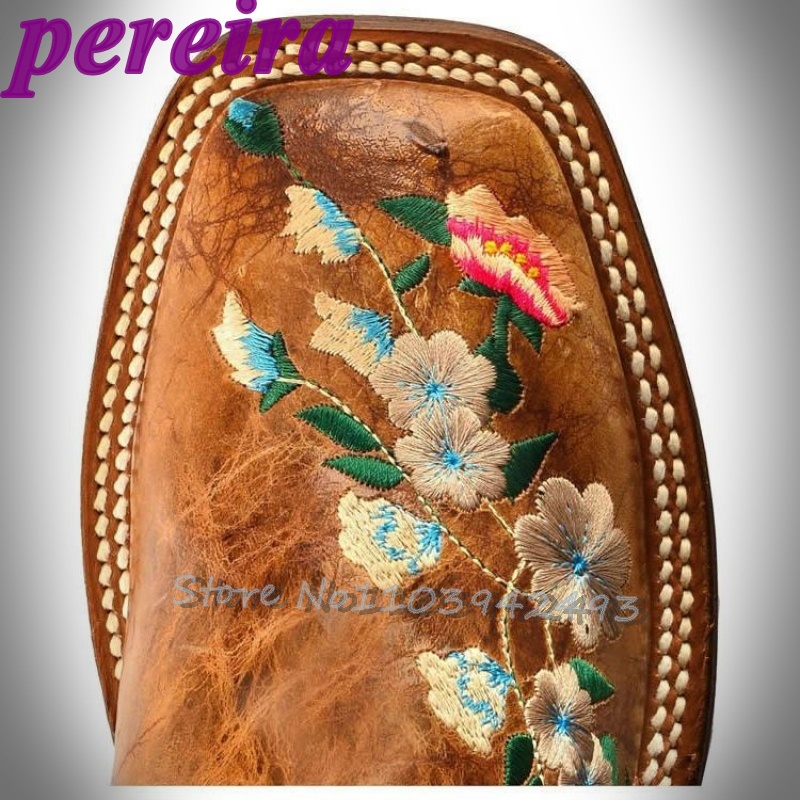 Bottes à fleurs brodées Rose G - Embroidery Flower avis et prix