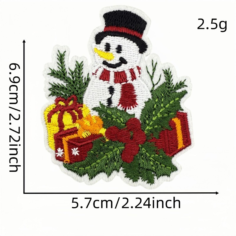 Patch brodé thermocollant vint - Embroidery Xmas avis et prix