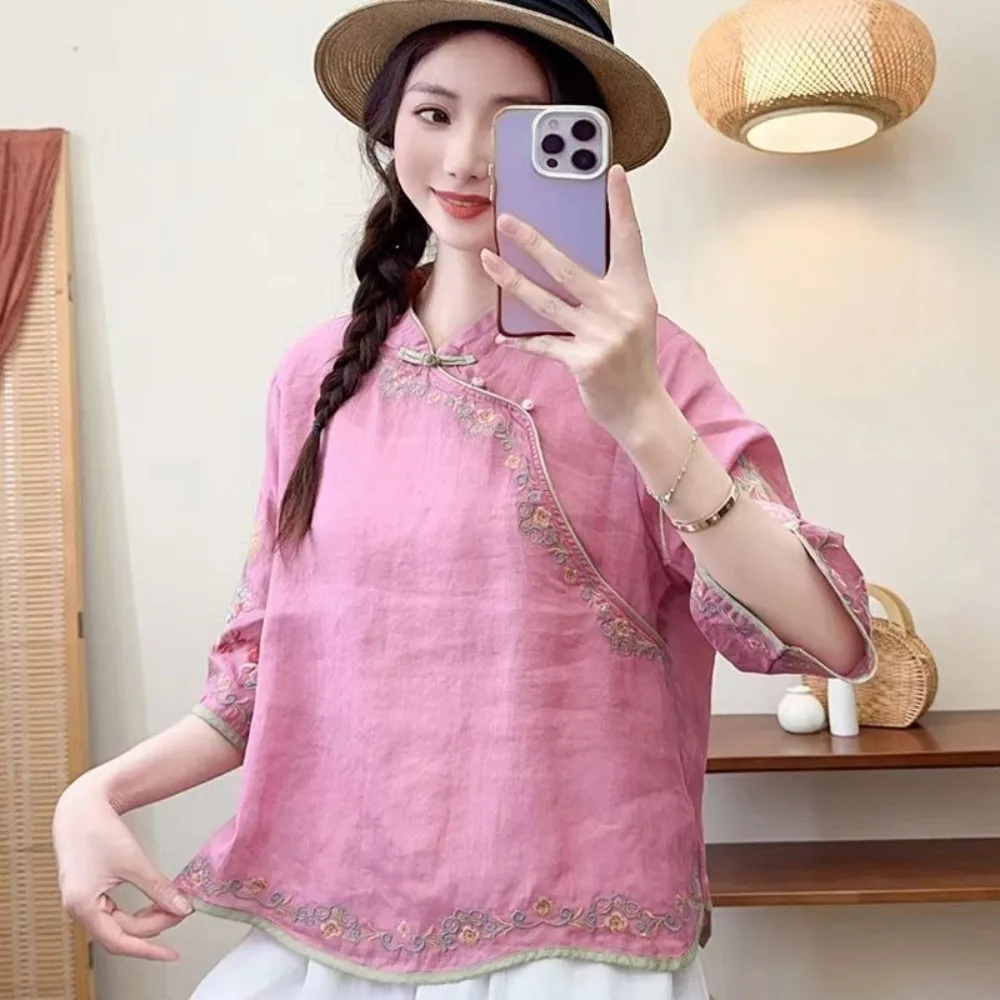 yesWomen's Summer Chinese Styl - Embroidery Topi avis et prix