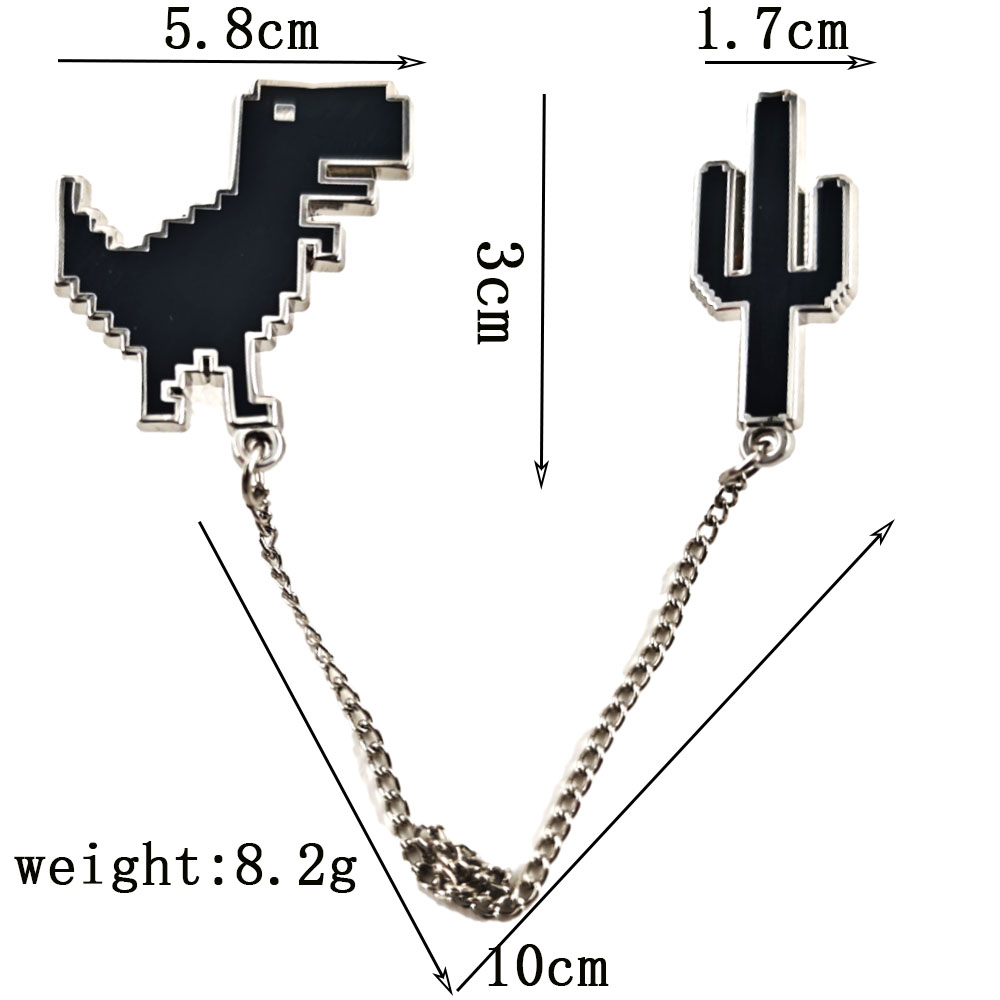 Broches en émail Pixel T-Rex D - Embroidery Bracelet avis et prix