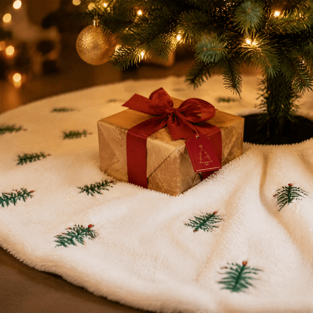 Accessoire de Noël, jupe de sa - Embroidery Xmas Tree avis et prix