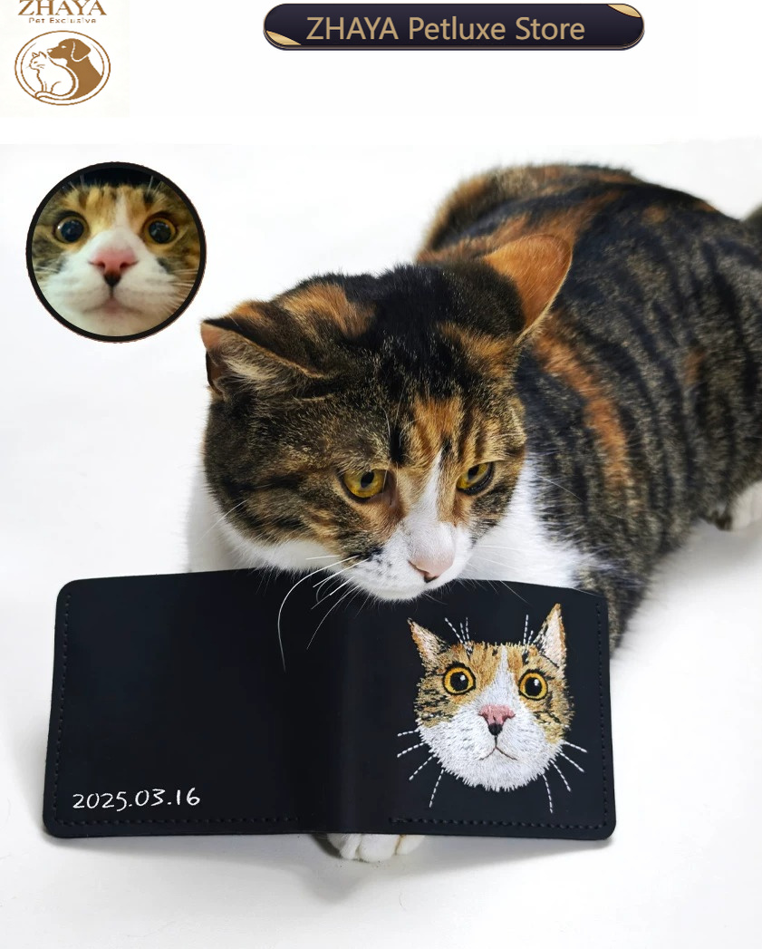 Portefeuille en cuir véritable - Embroidery Wallet avis et prix