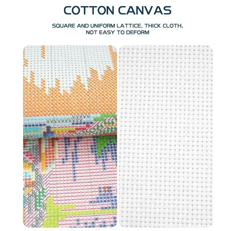 Kit de points de croix à motif - Embroidery Tas avis et prix
