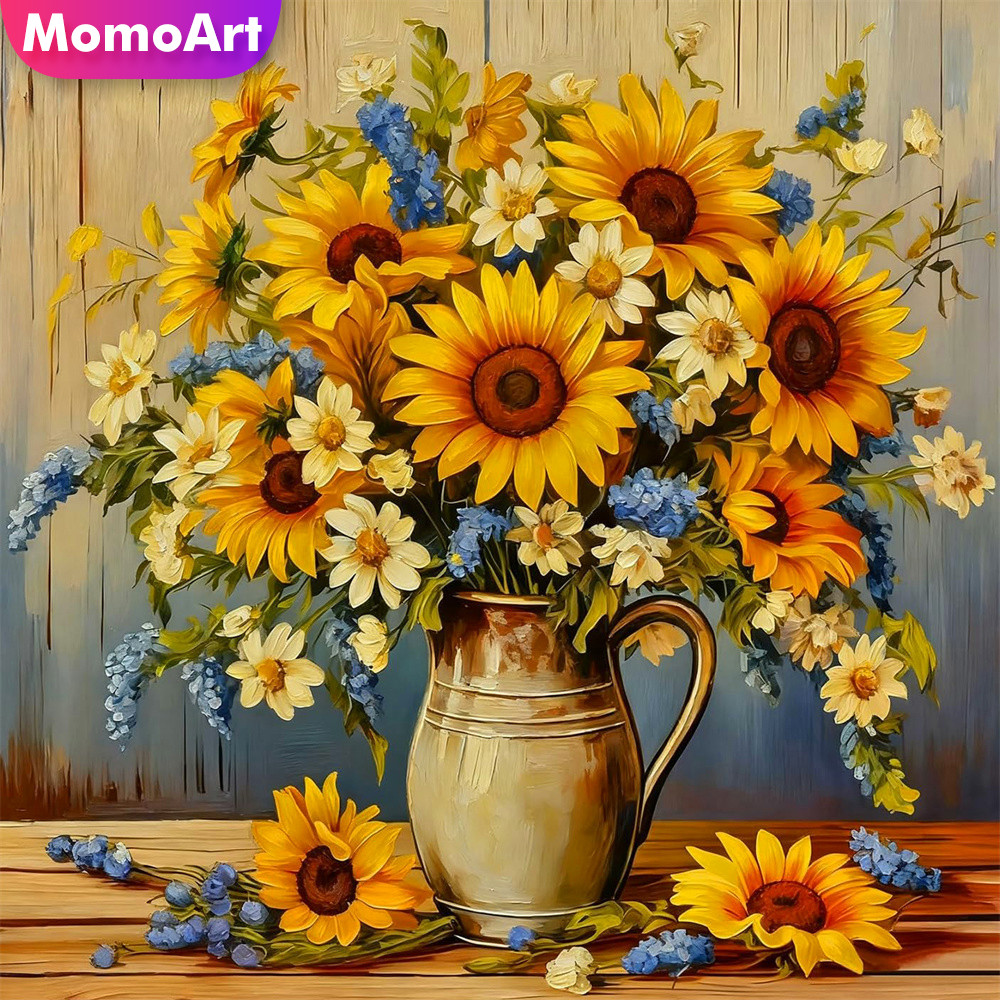 Momoart Kit de Broderie Point  - Embroidery Design Patterns Flowers avis et prix