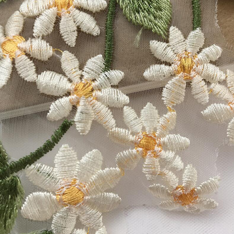Patch de fleur de marguerite,  - Embroidery Daisy Flower avis et prix