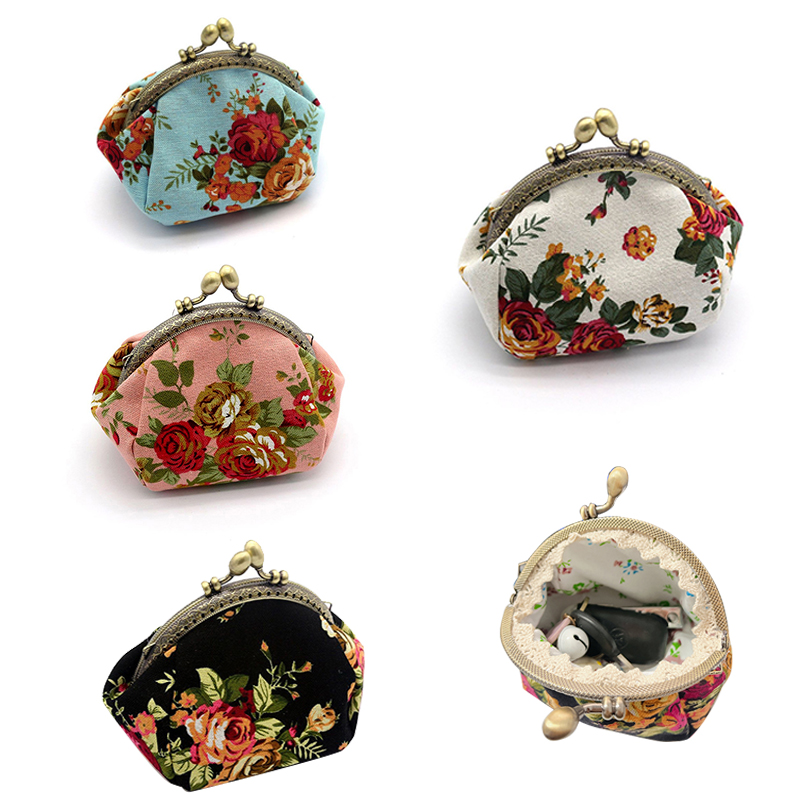 Porte-monnaie vintage en toile - Embroidery Wallet avis et prix