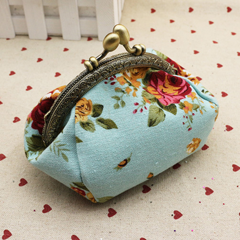 Porte-monnaie vintage en toile - Embroidery Wallet avis et prix