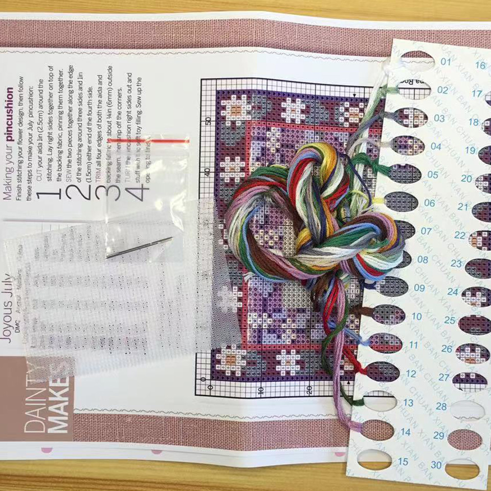 ZC184 kits de point de croix e - Embroidery Tas avis et prix