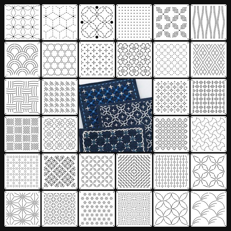 Nouveau【9/32 pièces Pochoirs d - Embroidery Service avis et prix