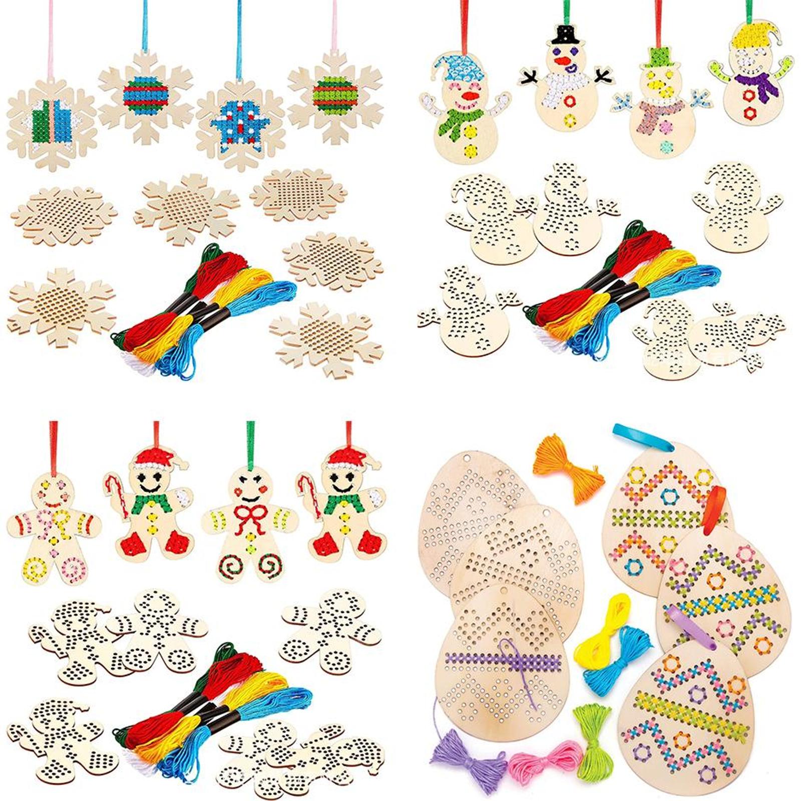 Pendentif brodé en point de cr - Embroidery Xmas Tree avis et prix