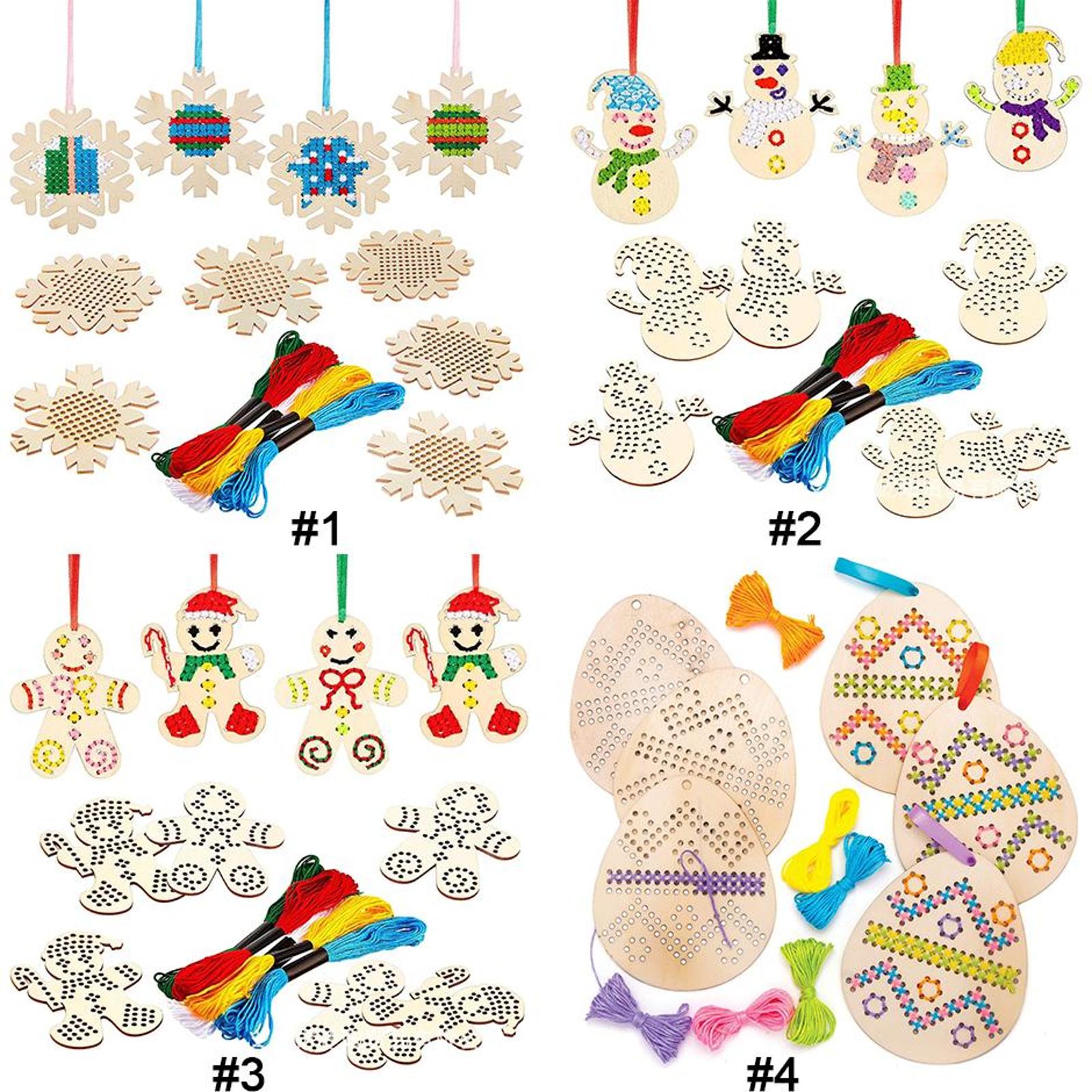 Pendentif brodé en point de cr - Embroidery Xmas Tree avis et prix