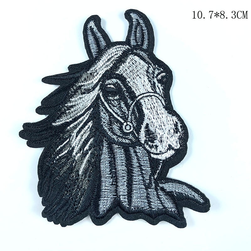 Tête de cheval adhésif broderi - Embroidery Unicorn avis et prix