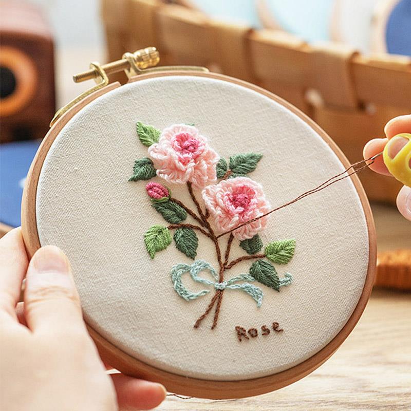 1 pièce Cercle à broder en boi - Embroidery Service avis et prix