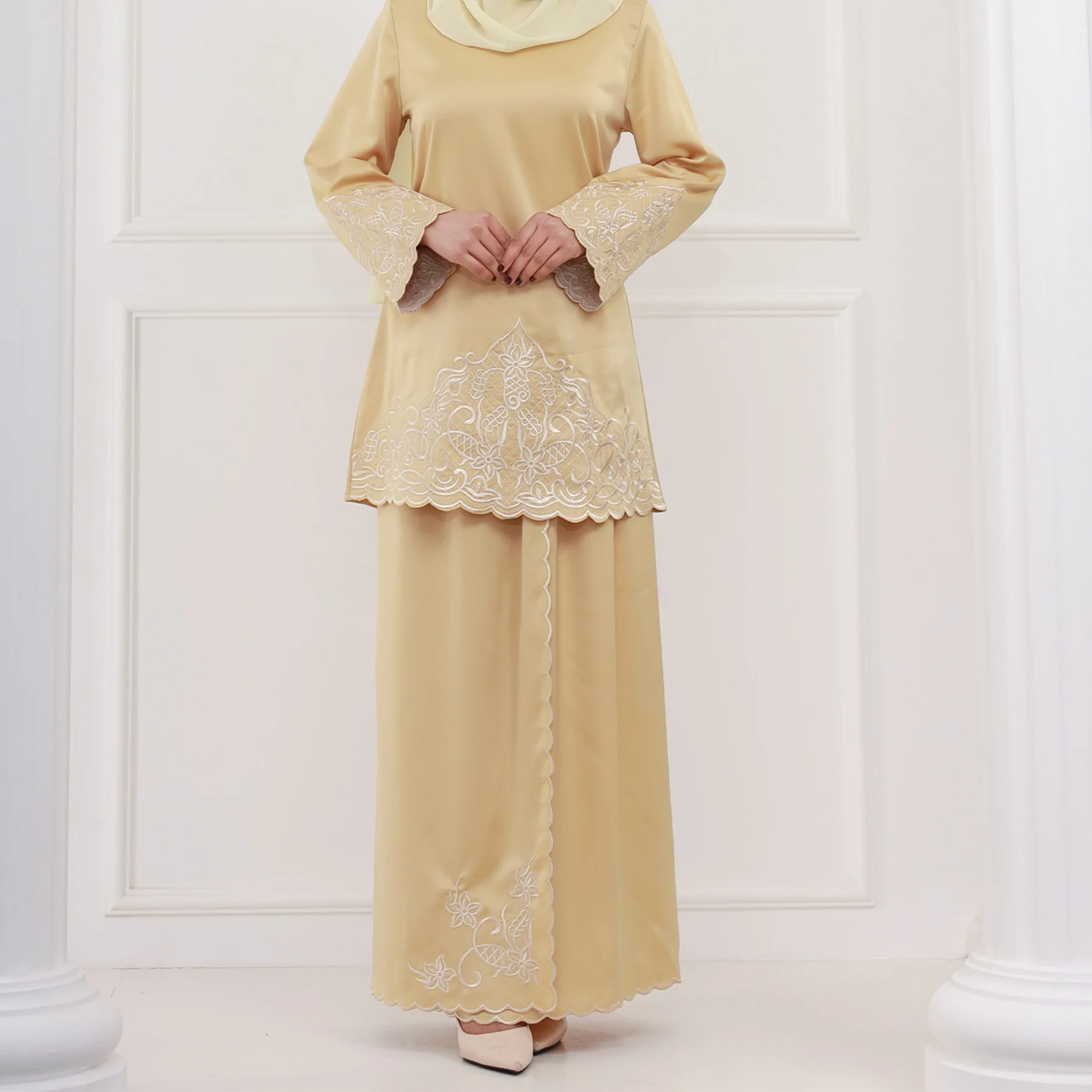 Ensembles de mode musulmane po - Embroidery Baju avis et prix