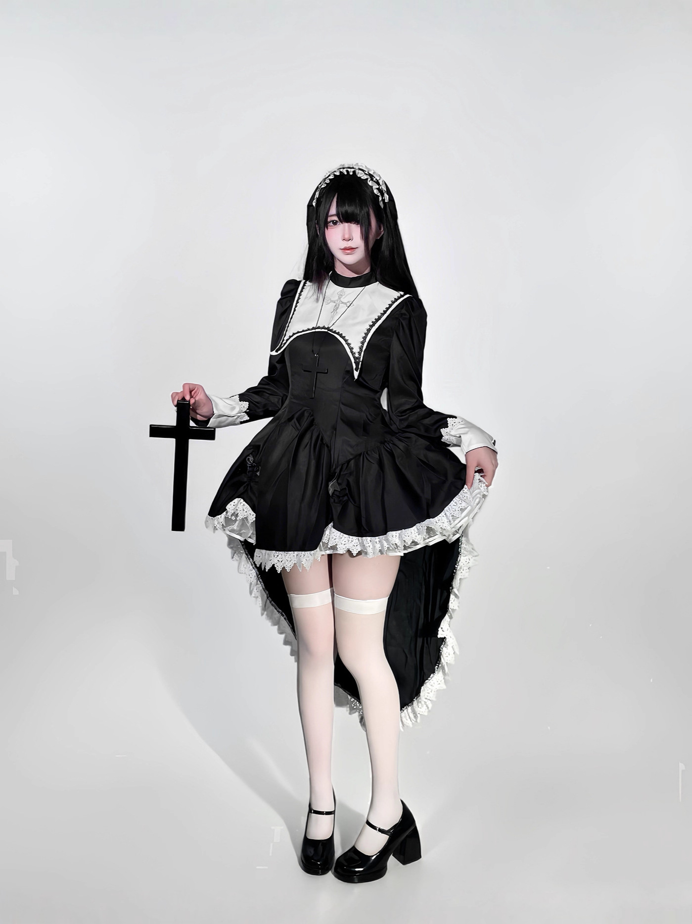 Costume de nonne d'halloween e - Embroidery Service avis et prix