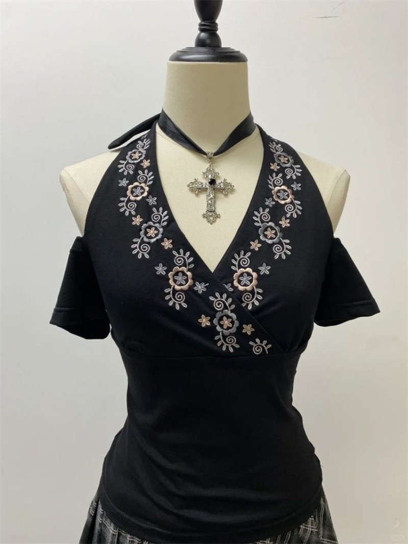 Kimotimo Y2k Aesthetic Embroid - Embroidery Topi avis et prix