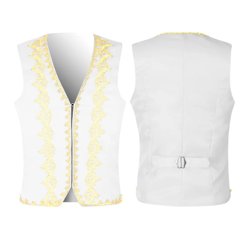 Gilet baroque brodé d'or médié - Embroidery Vest avis et prix