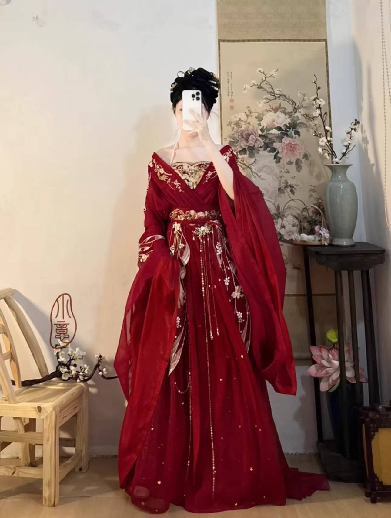 2025 chaud Guofeng déesse des  - Embroidery Flower avis et prix