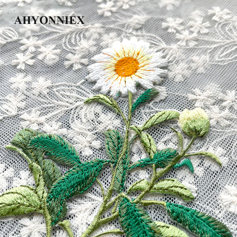 Patch brodé à repasser, 1 pièc - Embroidery Daisy Flower avis et prix