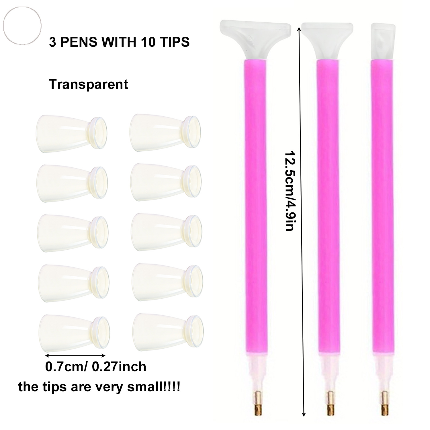 Lot de 10 embouts en silicone  - Embroidery Kit Starter avis et prix
