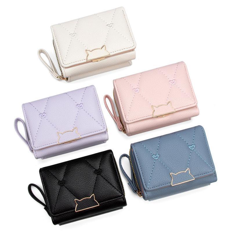 Portefeuille court en cuir PU  - Embroidery Wallet avis et prix