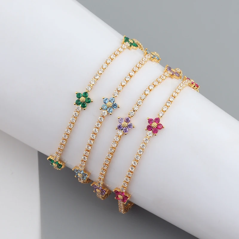 Bracelet de luxe en chaîne de  - Embroidery Daisy Flower avis et prix