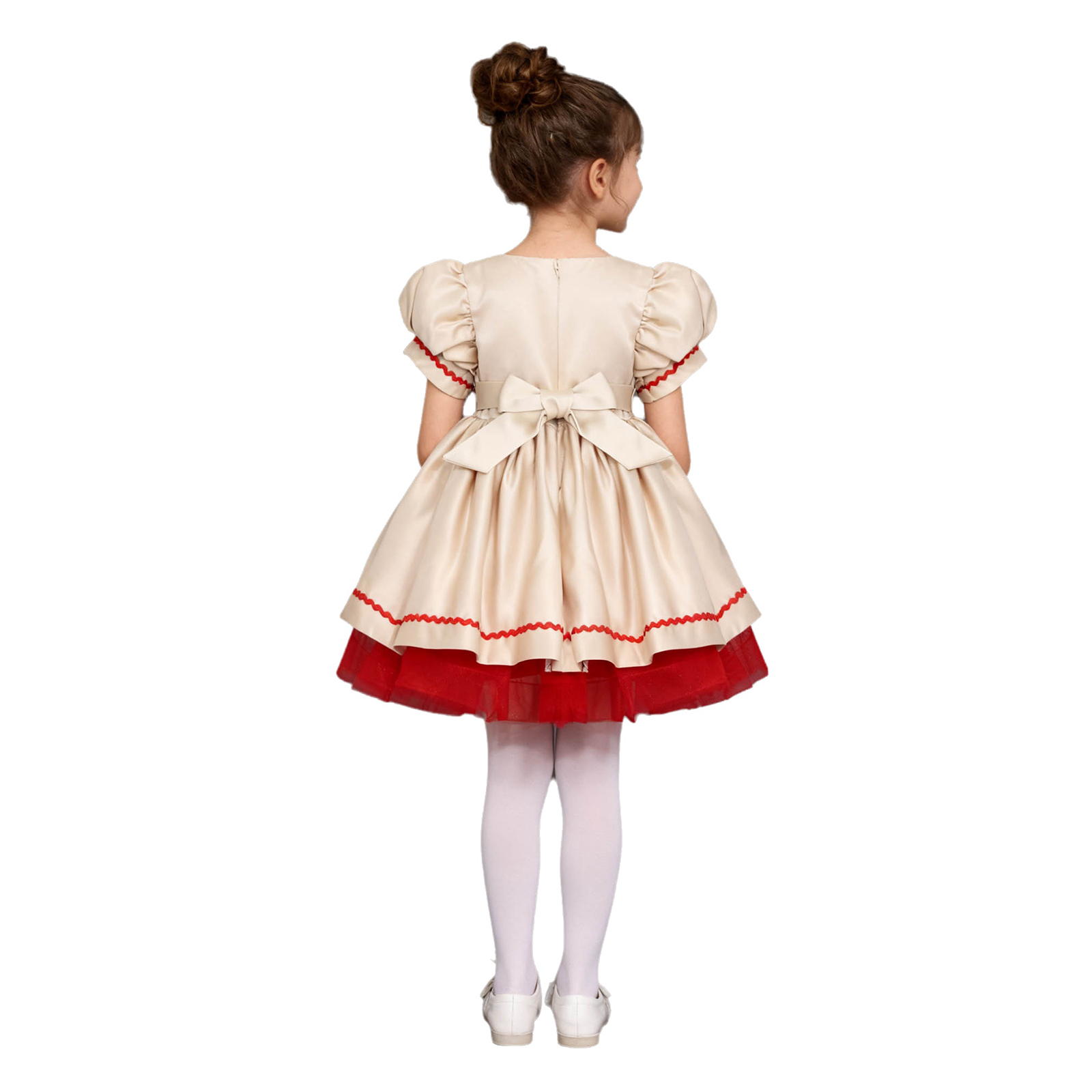 Robe de noël pour enfants fill - Embroidery Xmas avis et prix