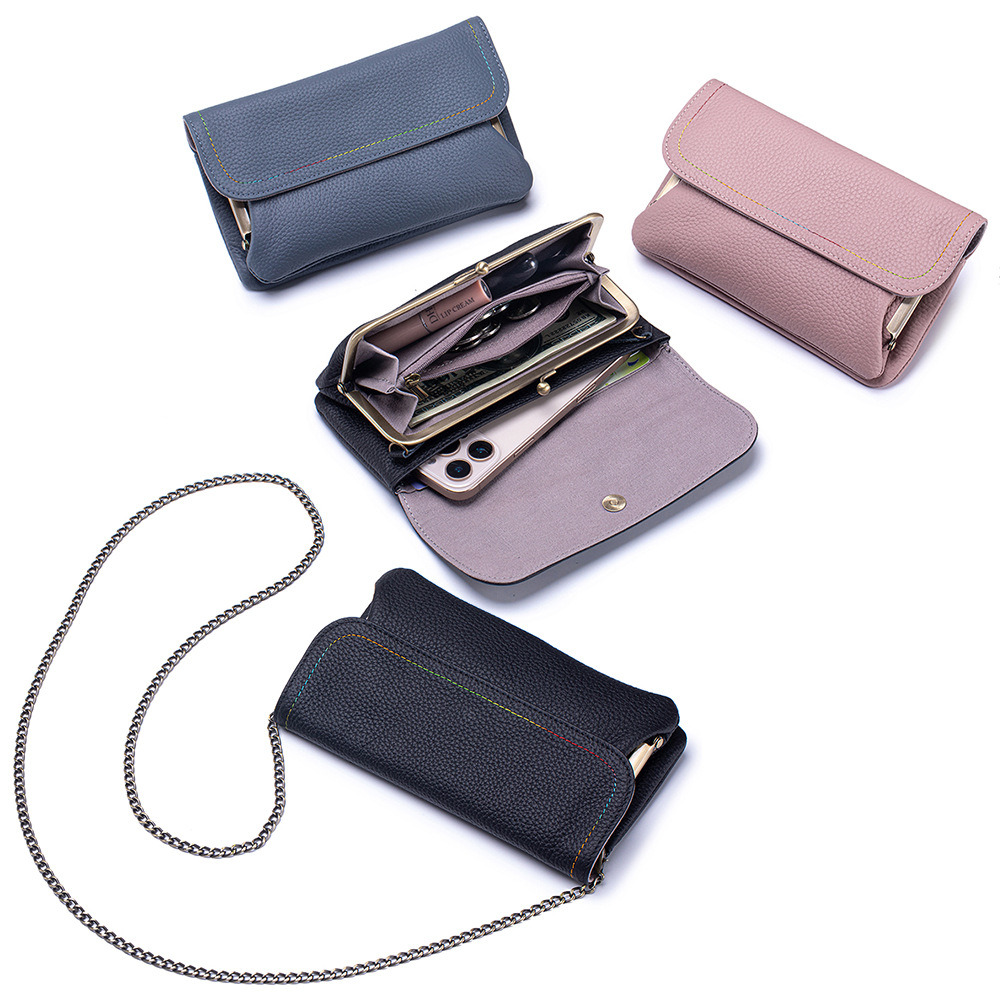 Sac à bandoulière en cuir véri - Embroidery Wallet avis et prix