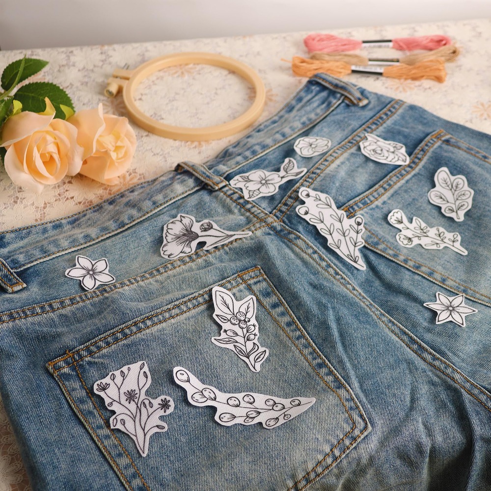 Papiers de broderie hydrosolub - Embroidery Daisy Flower avis et prix