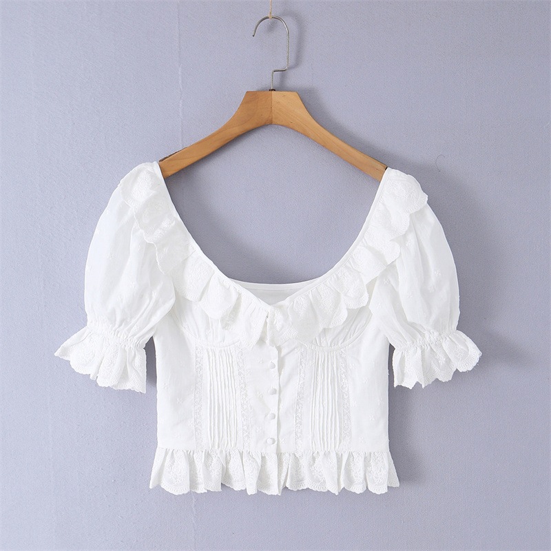 Dave&Di Sweet Lace Collar Bubb - Embroidery Topi avis et prix