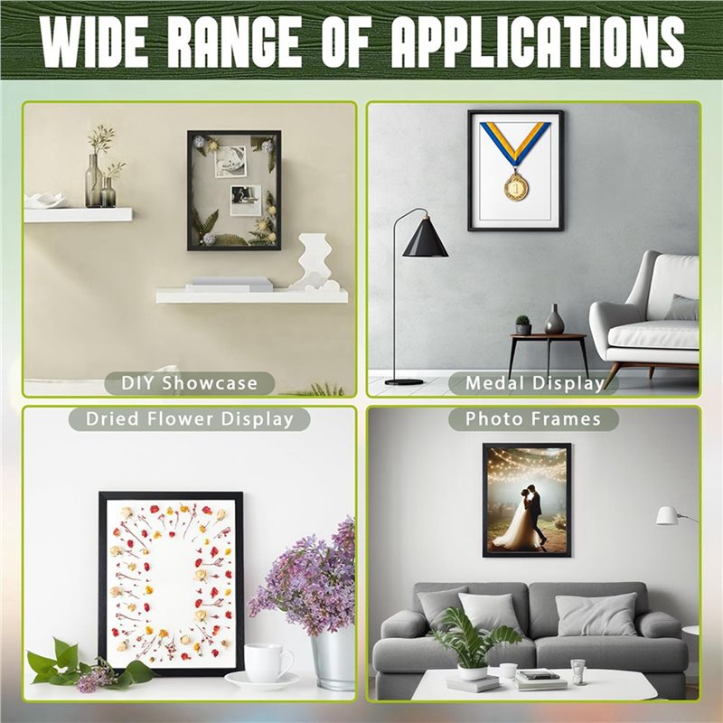 【NOËL】2X Cadre de présentation - Frame Display Wood avis et prix